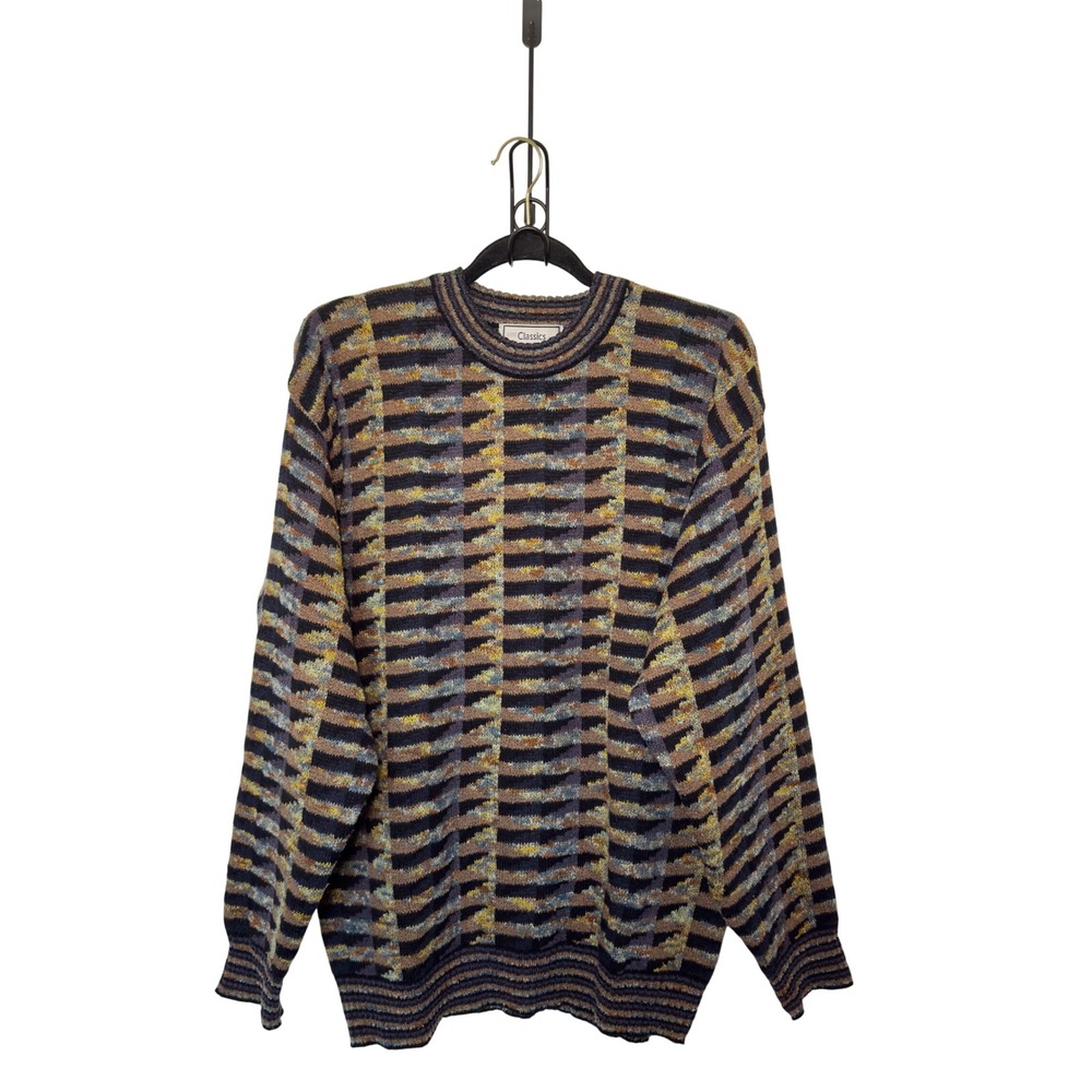 Vintage Classics By Palmland Coogi Style Sweater Grandpacore Cabincore Sweater